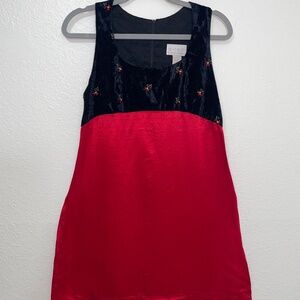 XOXO small red flower dress